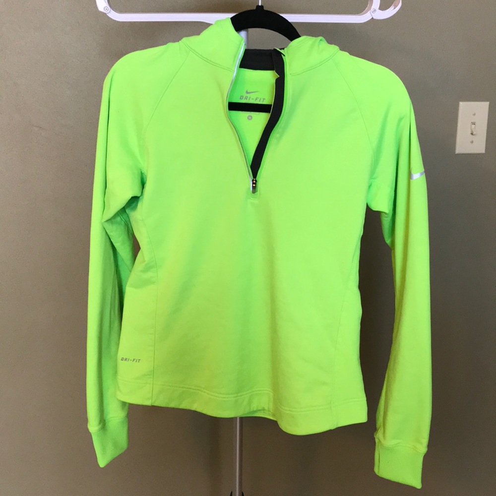 Nike quarter zip with hood